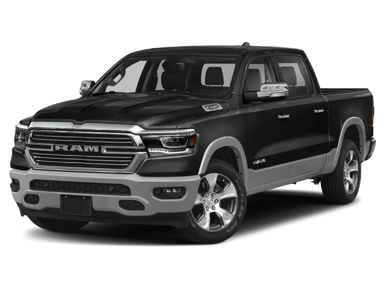 2021 Ram 1500 Laramie - Front 3/4, facing to the left