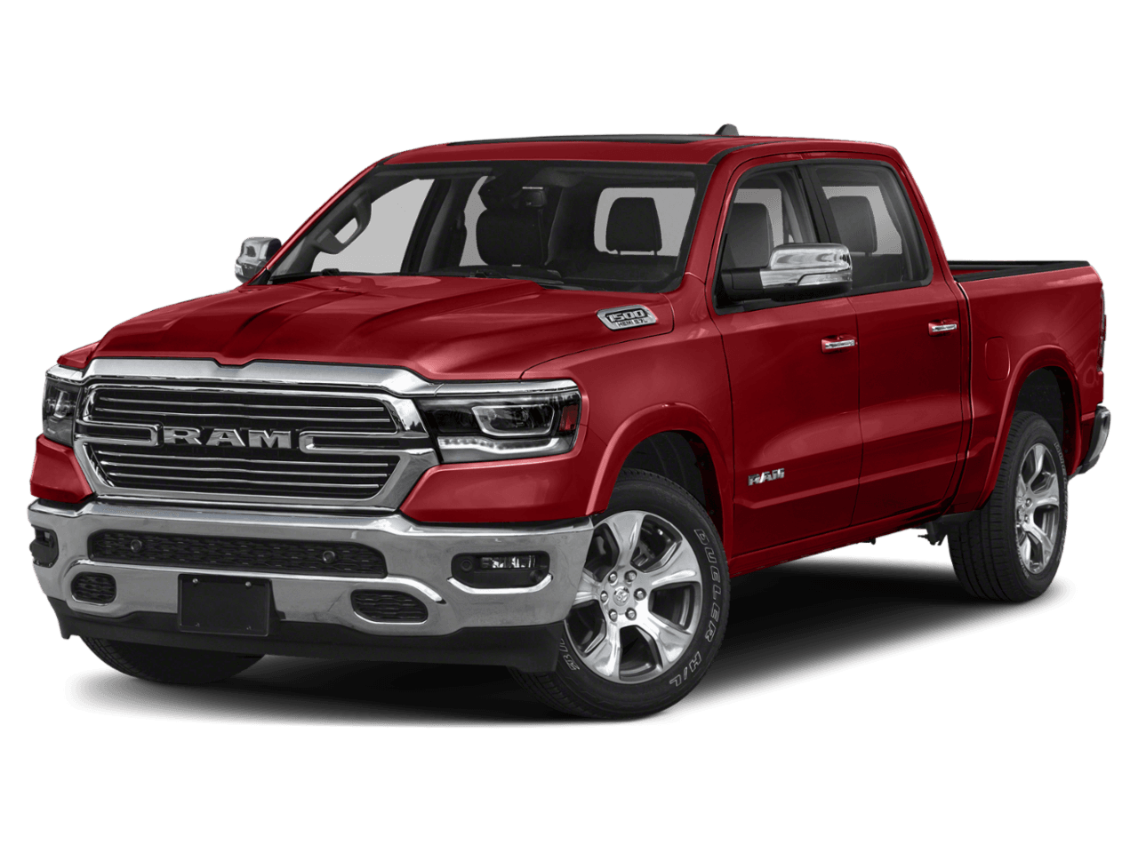 2021 Ram 1500 Laramie - Front 3/4, facing to the left