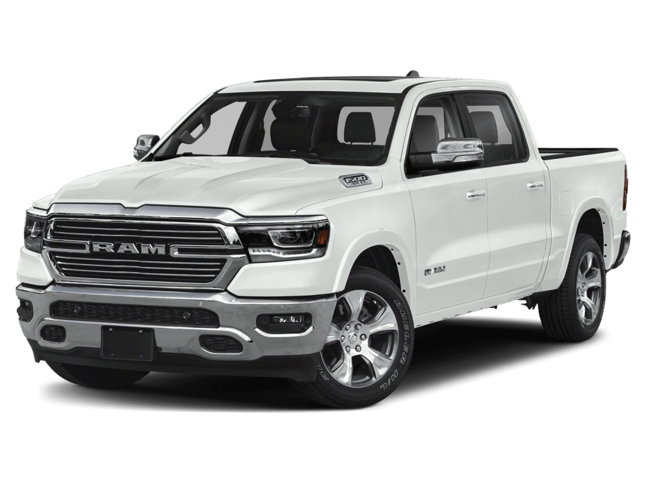2021 Ram 1500 Laramie - Front 3/4, facing to the left