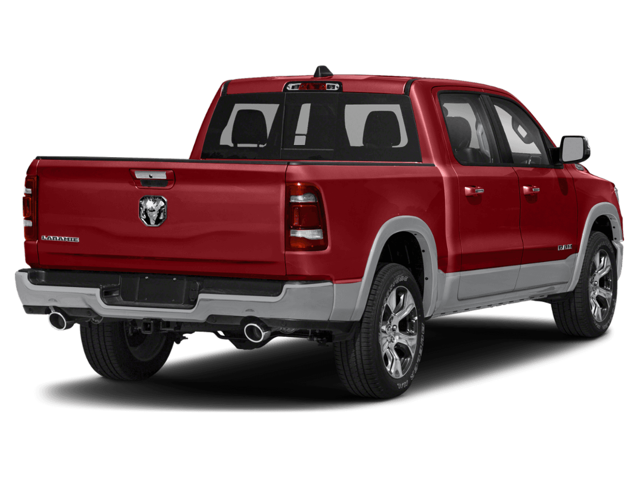 2021 Ram 1500 Laramie - Rear 3/4, facing to the right