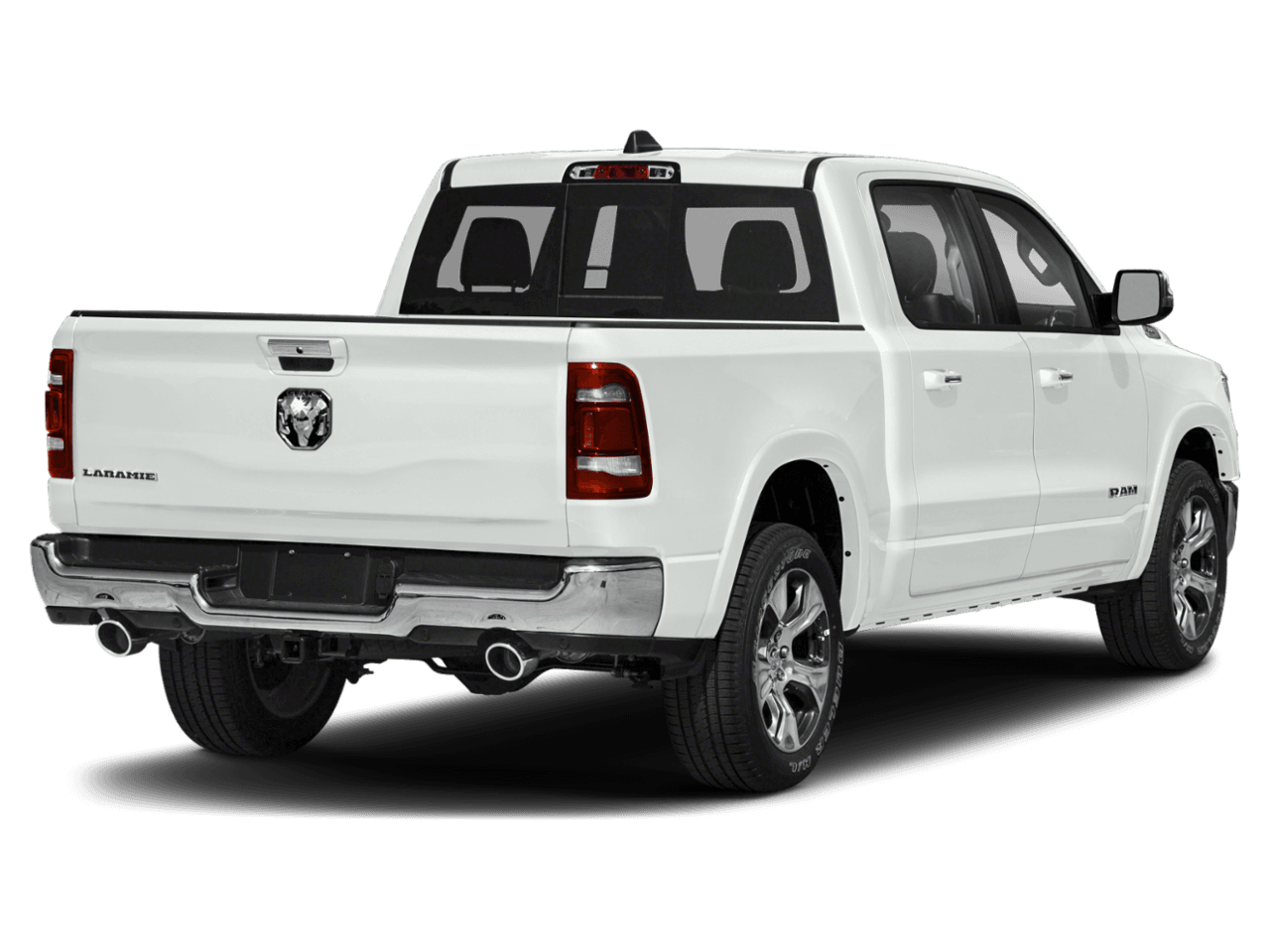 2021 Ram 1500 Laramie - Rear 3/4, facing to the right