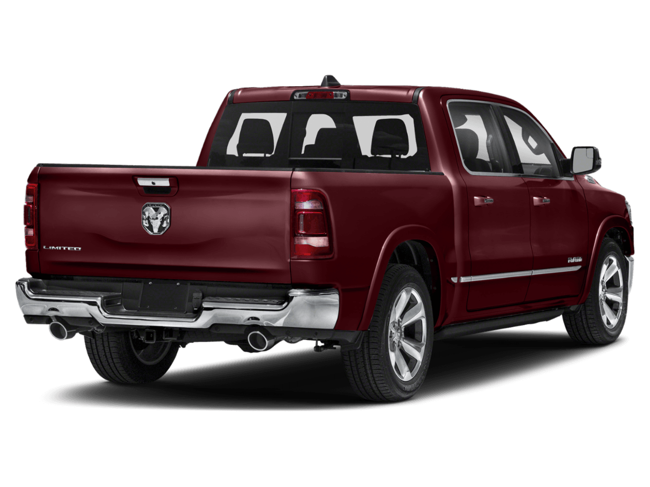 2021 Ram 1500 Limited - Rear 3/4, facing to the right