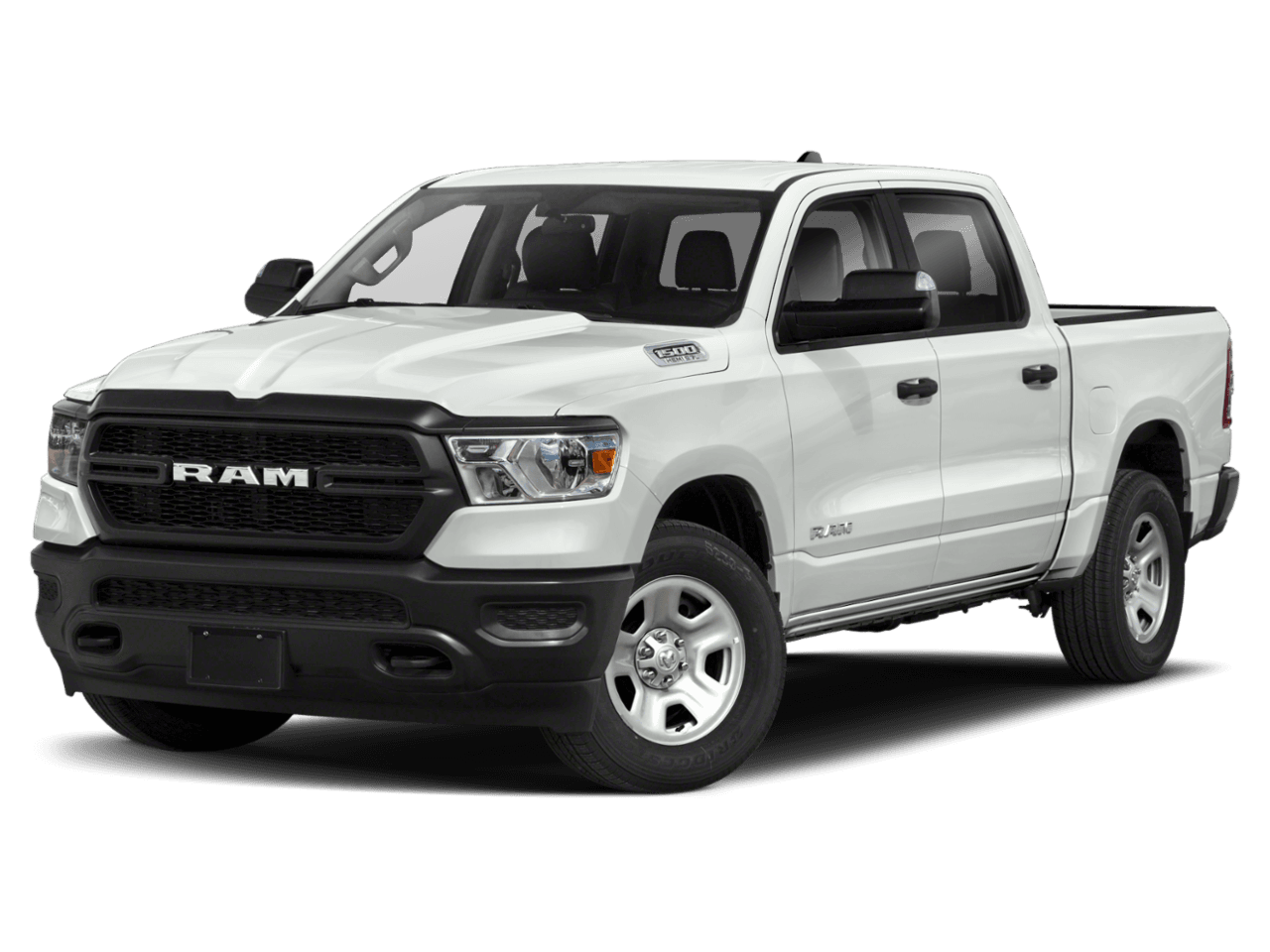 2021 Ram 1500 Tradesman - Front 3/4, facing to the left
