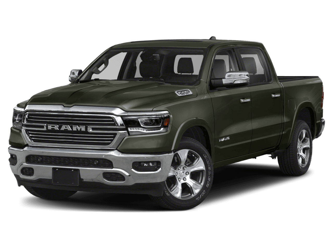 2021 Ram 1500 Laramie - Front 3/4, facing to the left