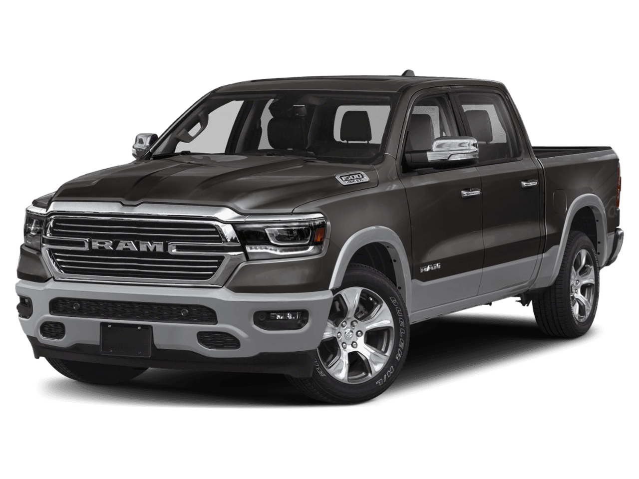 2021 Ram 1500 Laramie - Front 3/4, facing to the left