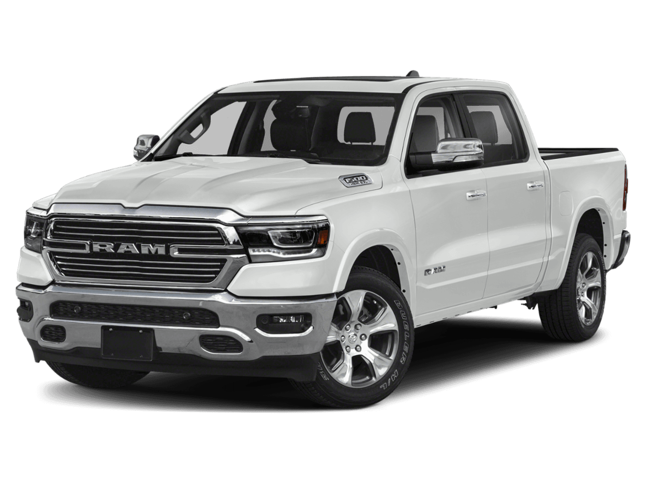2021 Ram 1500 Laramie - Front 3/4, facing to the left