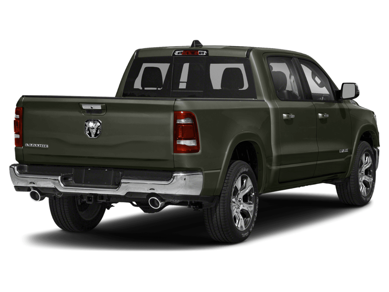 2021 Ram 1500 Laramie - Rear 3/4, facing to the right