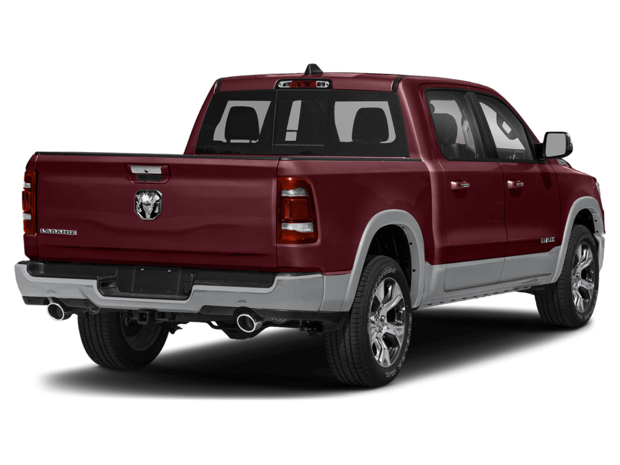 2021 Ram 1500 Laramie - Rear 3/4, facing to the right