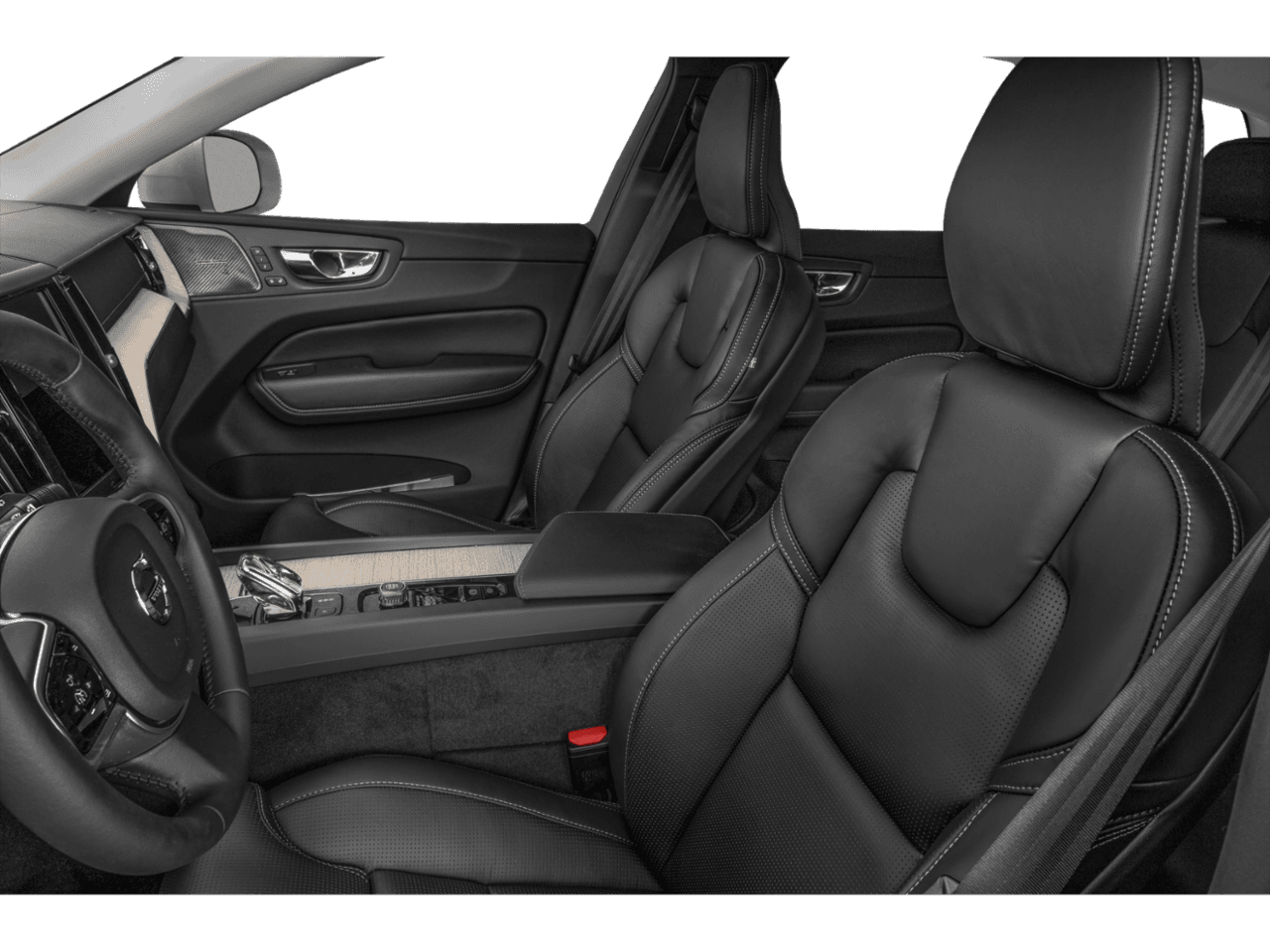 2021 Volvo XC60 Polestar - Interior Driver's Side with Door Open, Front Seat Feature