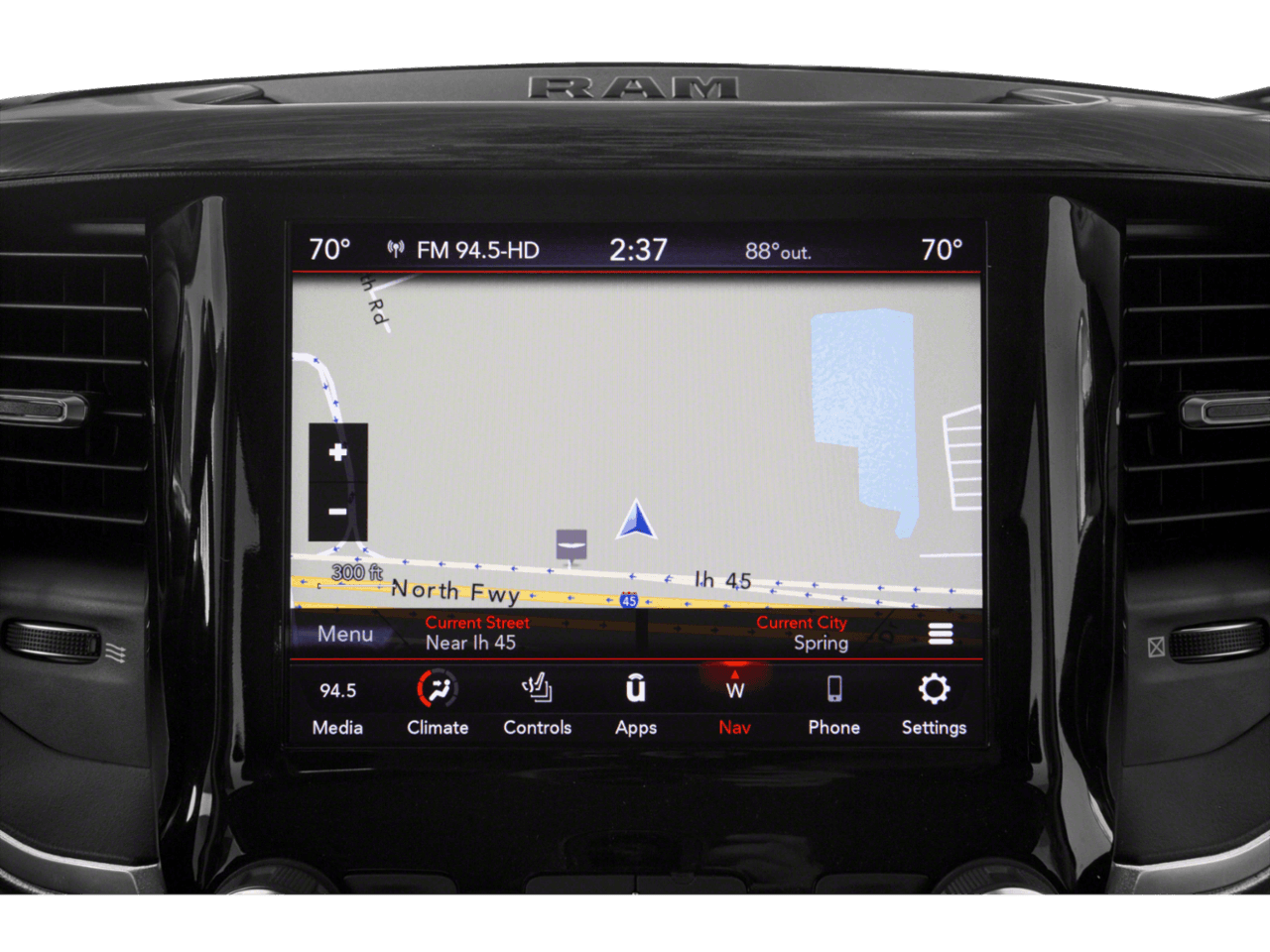2021 Ram 2500 Laramie - Interior Navigation System