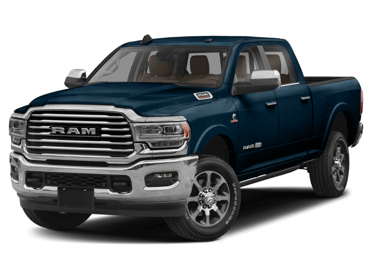 2021 Ram 2500 Longhorn - Front 3/4, facing to the left