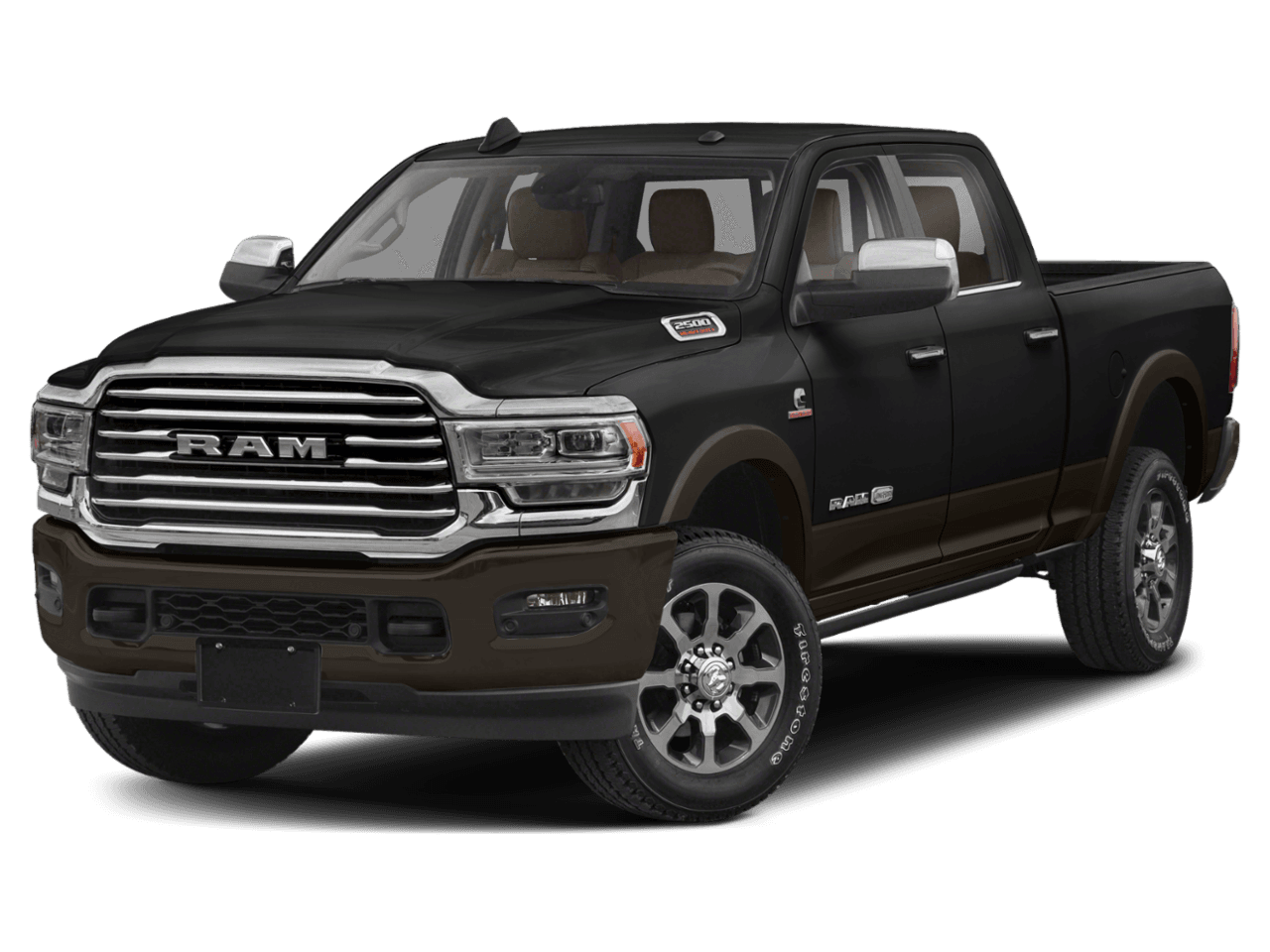 2021 Ram 2500 Longhorn - Front 3/4, facing to the left