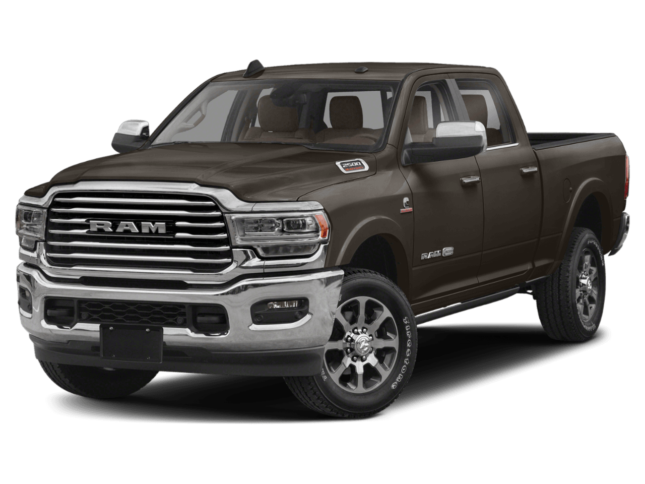 2021 Ram 2500 Longhorn - Front 3/4, facing to the left