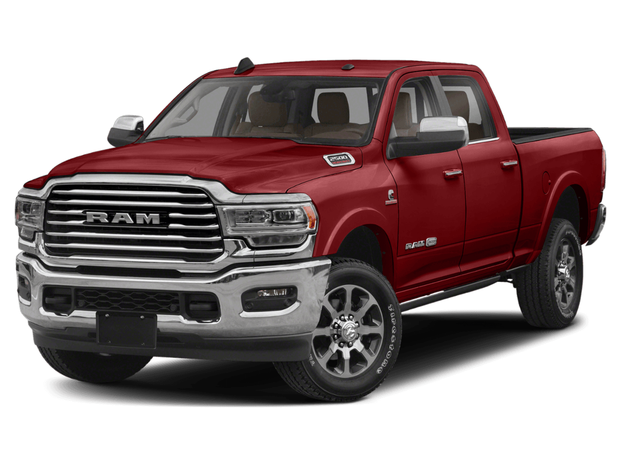 2021 Ram 2500 Longhorn - Front 3/4, facing to the left