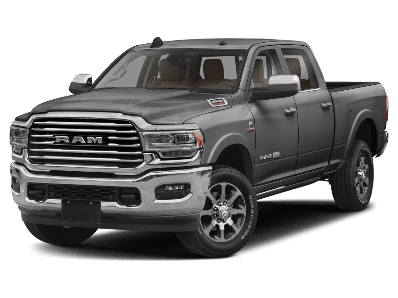 2021 Ram 2500 Longhorn - Front 3/4, facing to the left