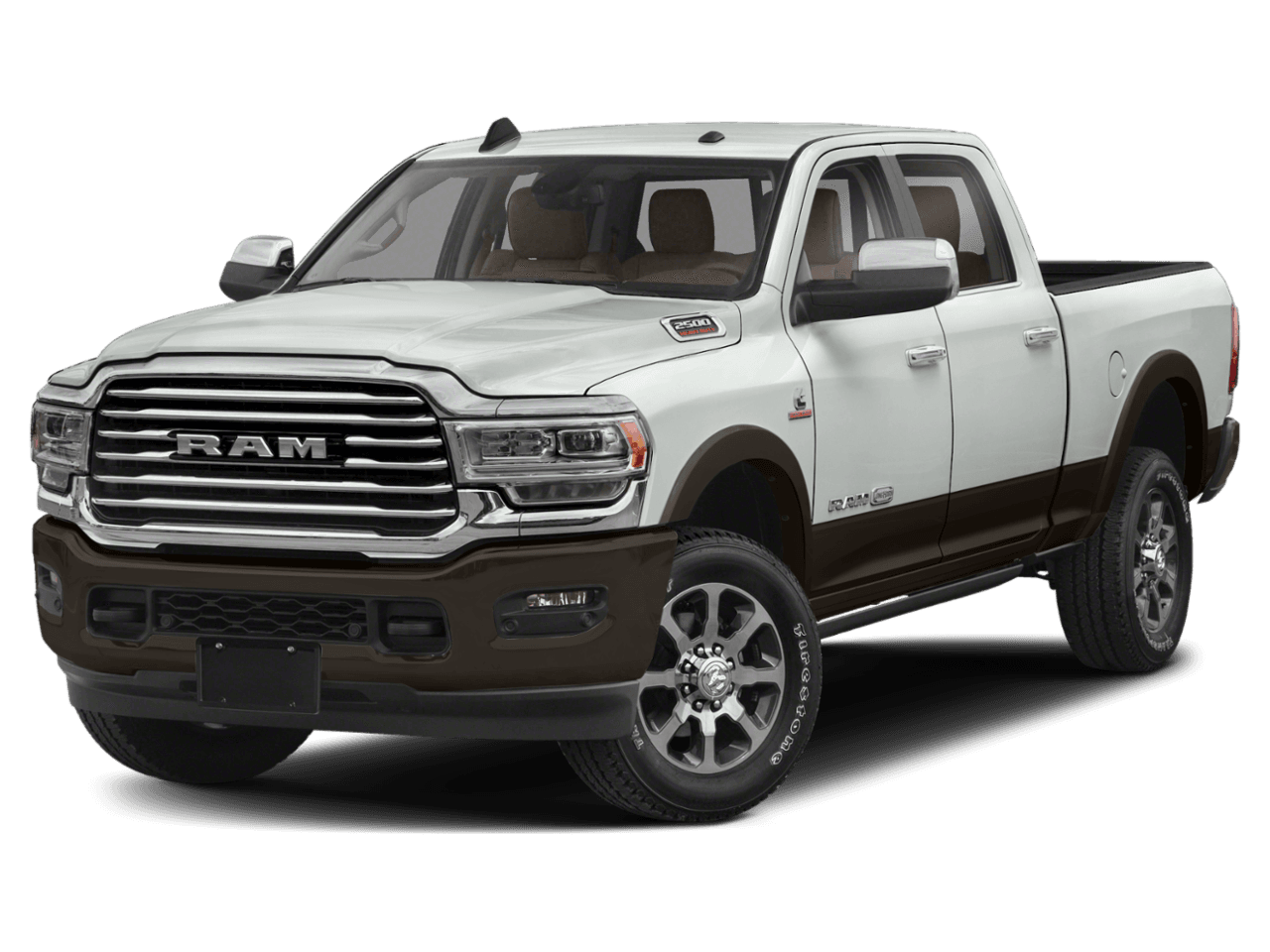 2021 Ram 2500 Longhorn - Front 3/4, facing to the left