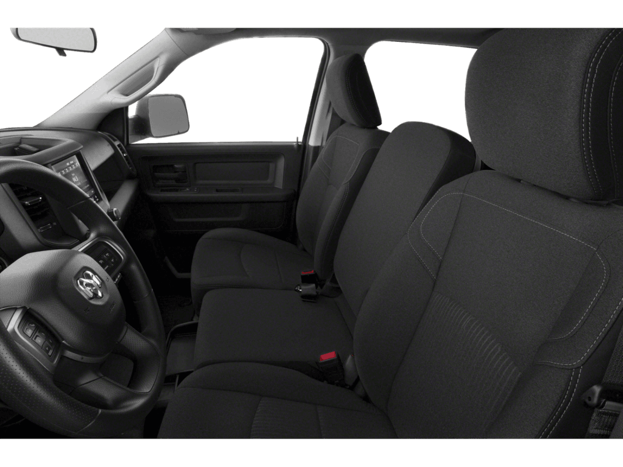 2021 Ram 2500 Tradesman - Interior Driver's Side with Door Open, Front Seat Feature