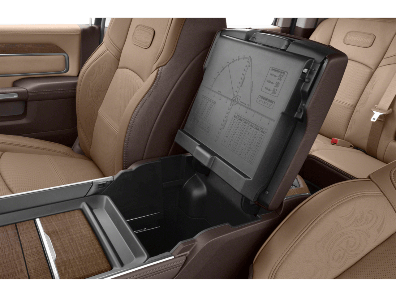 2021 Ram 2500 Longhorn - Interior Center Storage Console