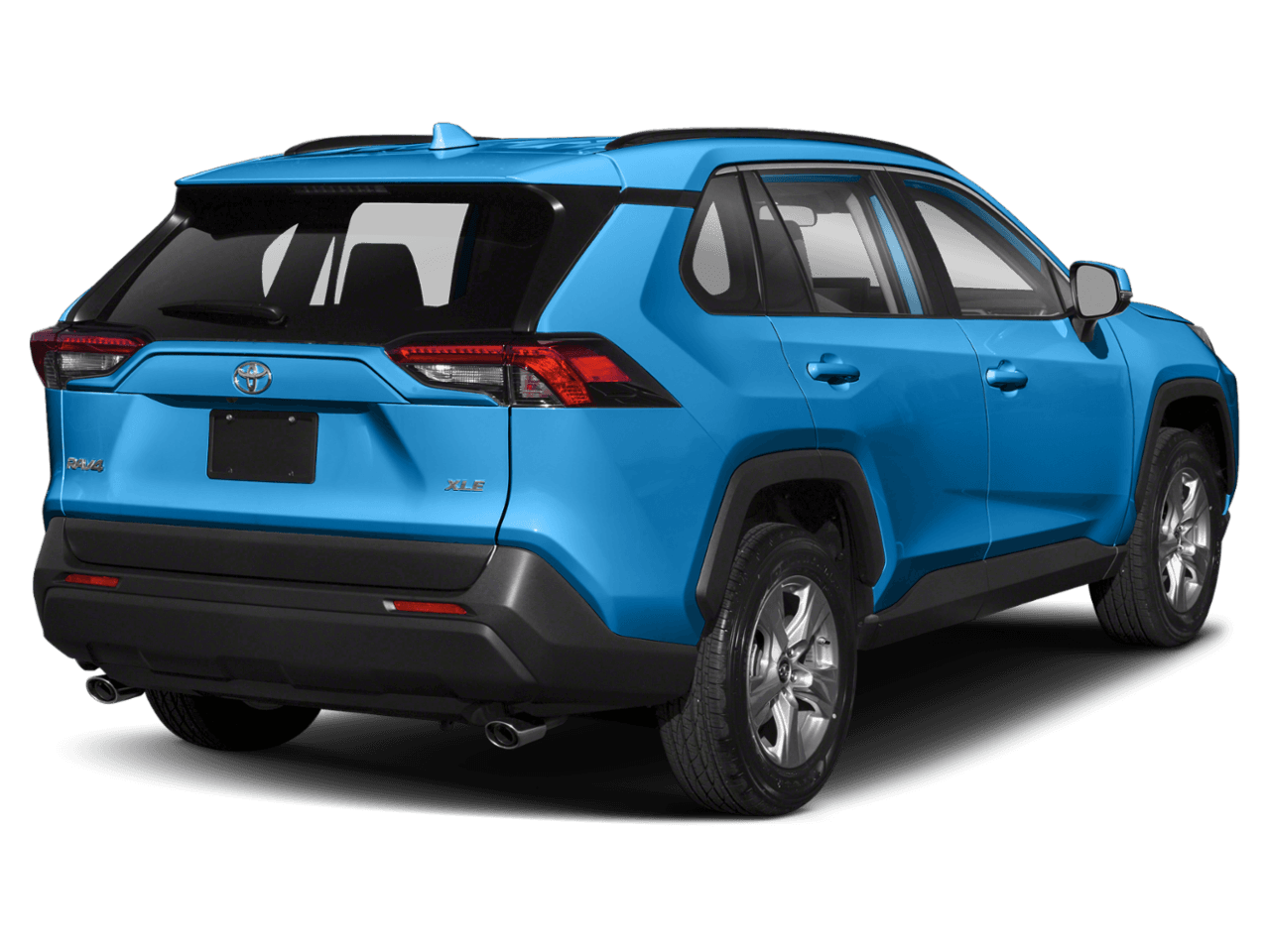 2021 Toyota RAV4 XLE Premium - Rear 3/4, facing to the right