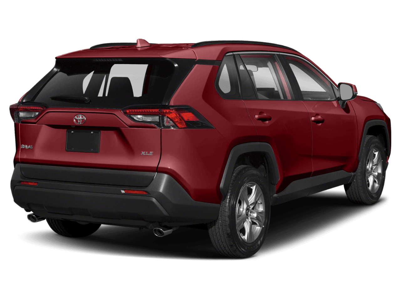 2021 Toyota RAV4 XLE Premium - Rear 3/4, facing to the right