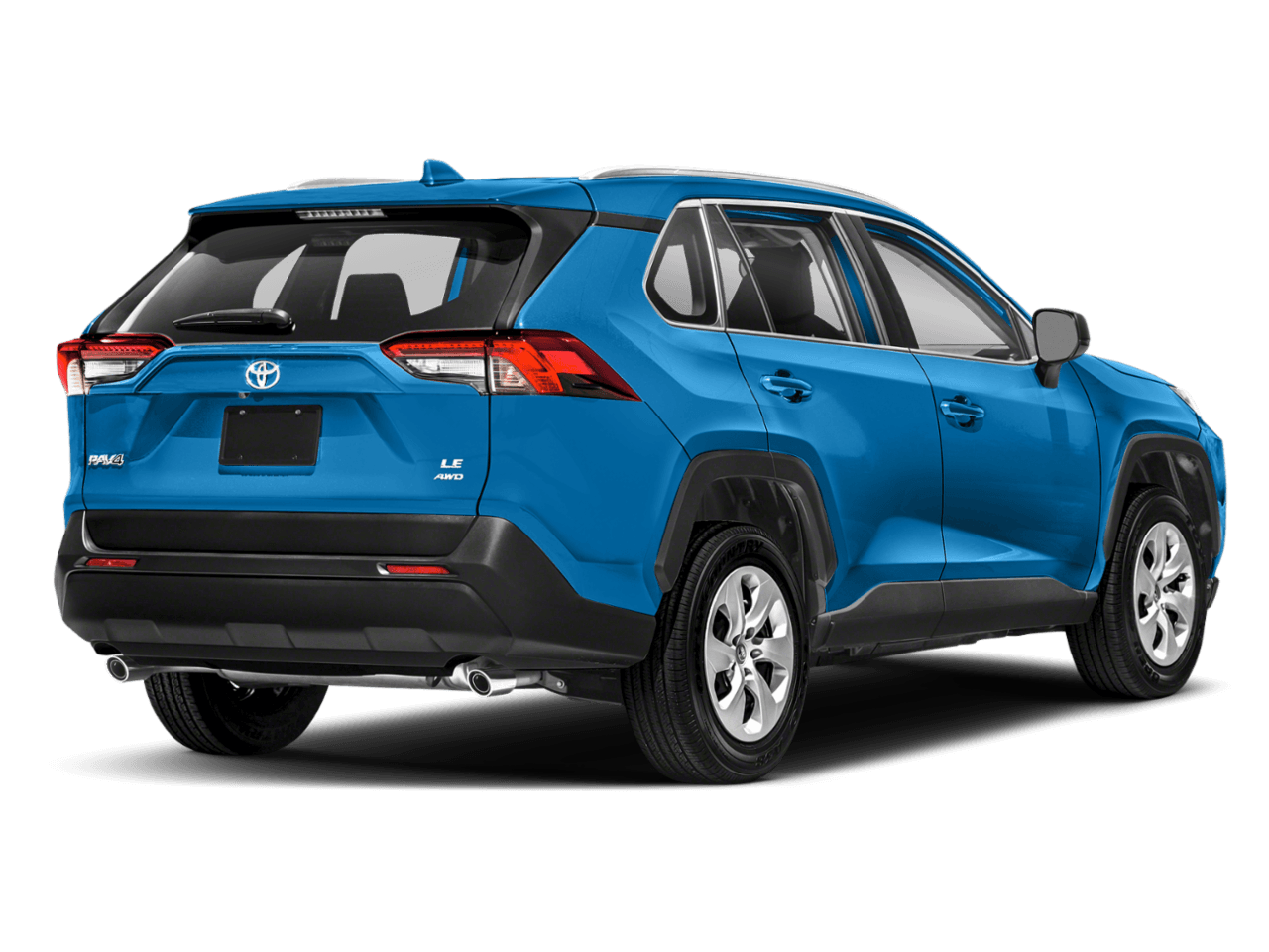 2021 Toyota RAV4 LE - Rear 3/4, facing to the right