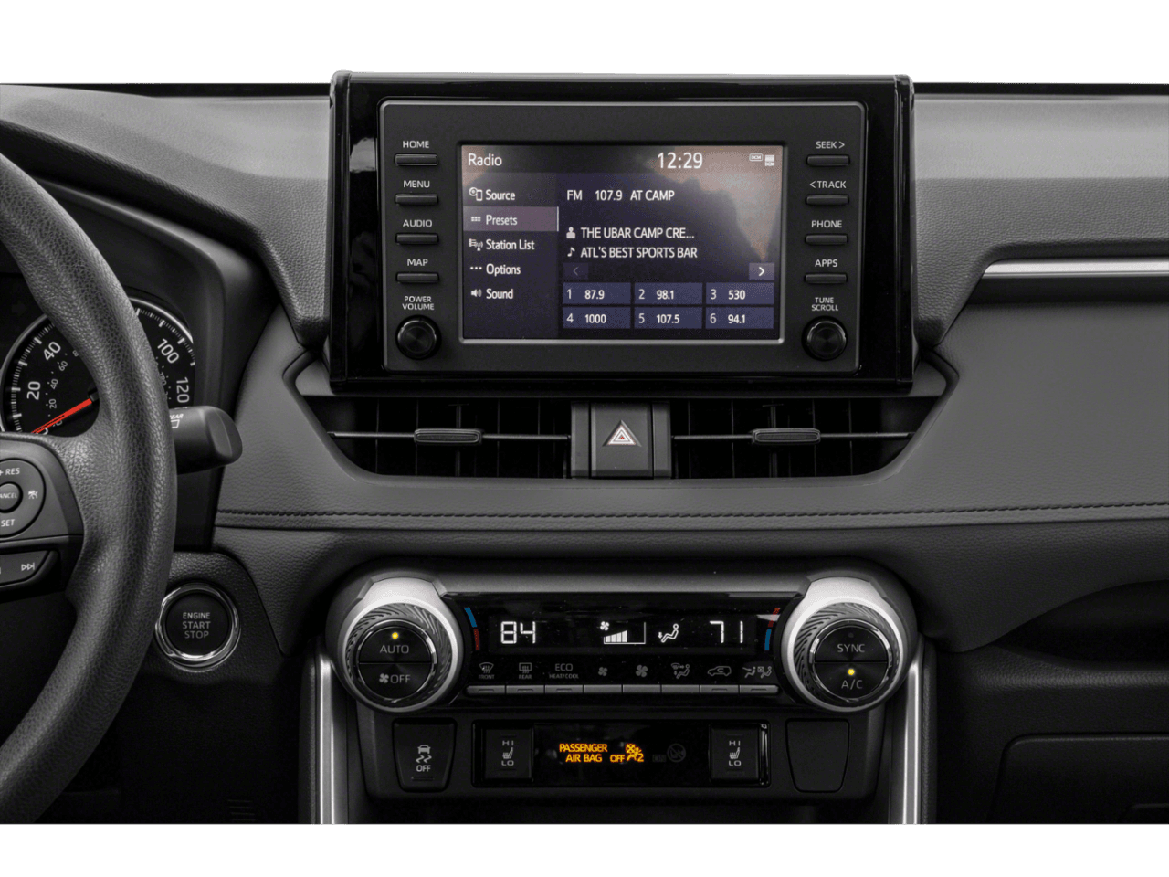 2021 Toyota RAV4 XLE - Interior Stereo System
