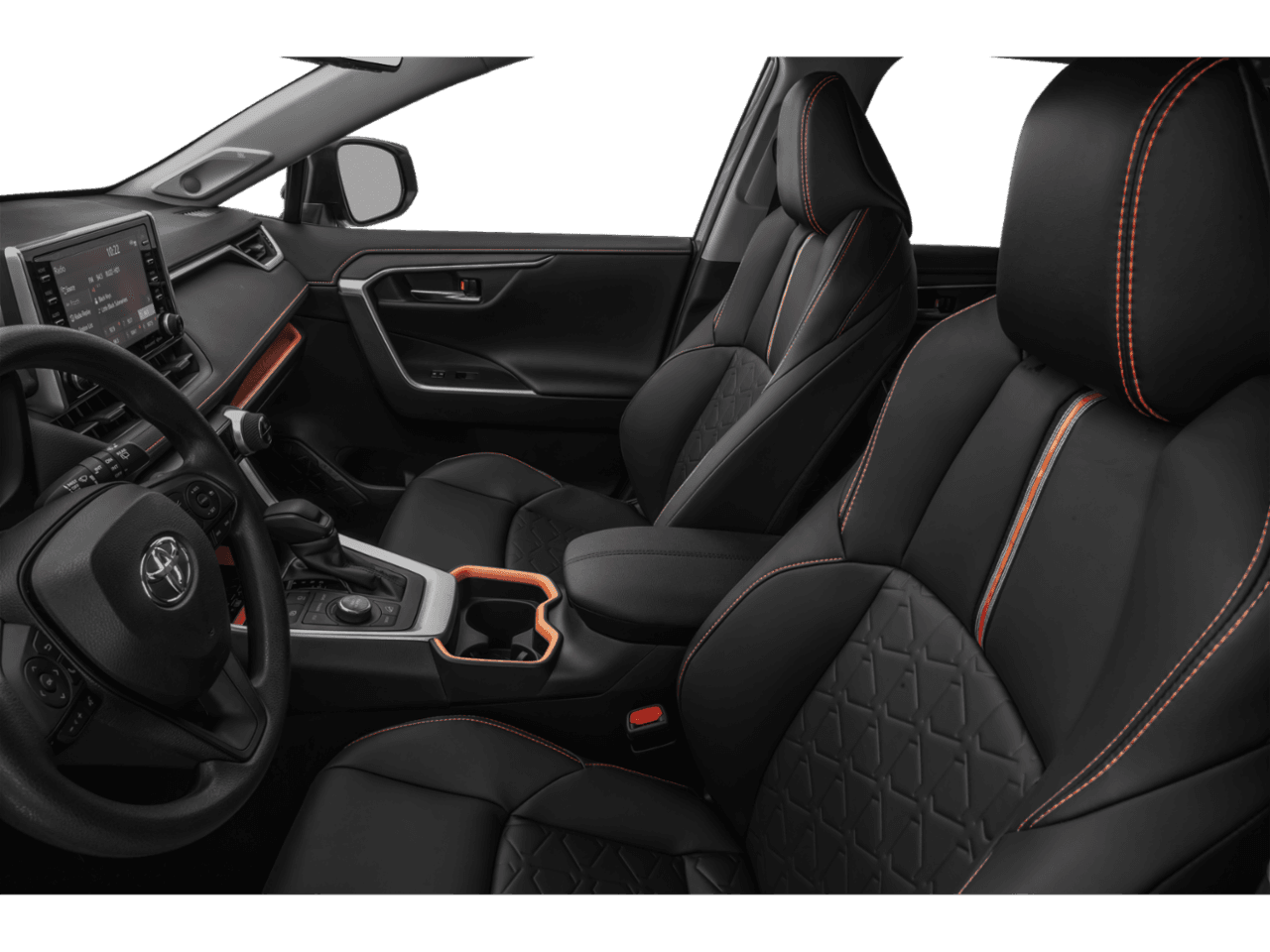 2021 Toyota RAV4 Adventure - Interior Driver's Side with Door Open, Front Seat Feature