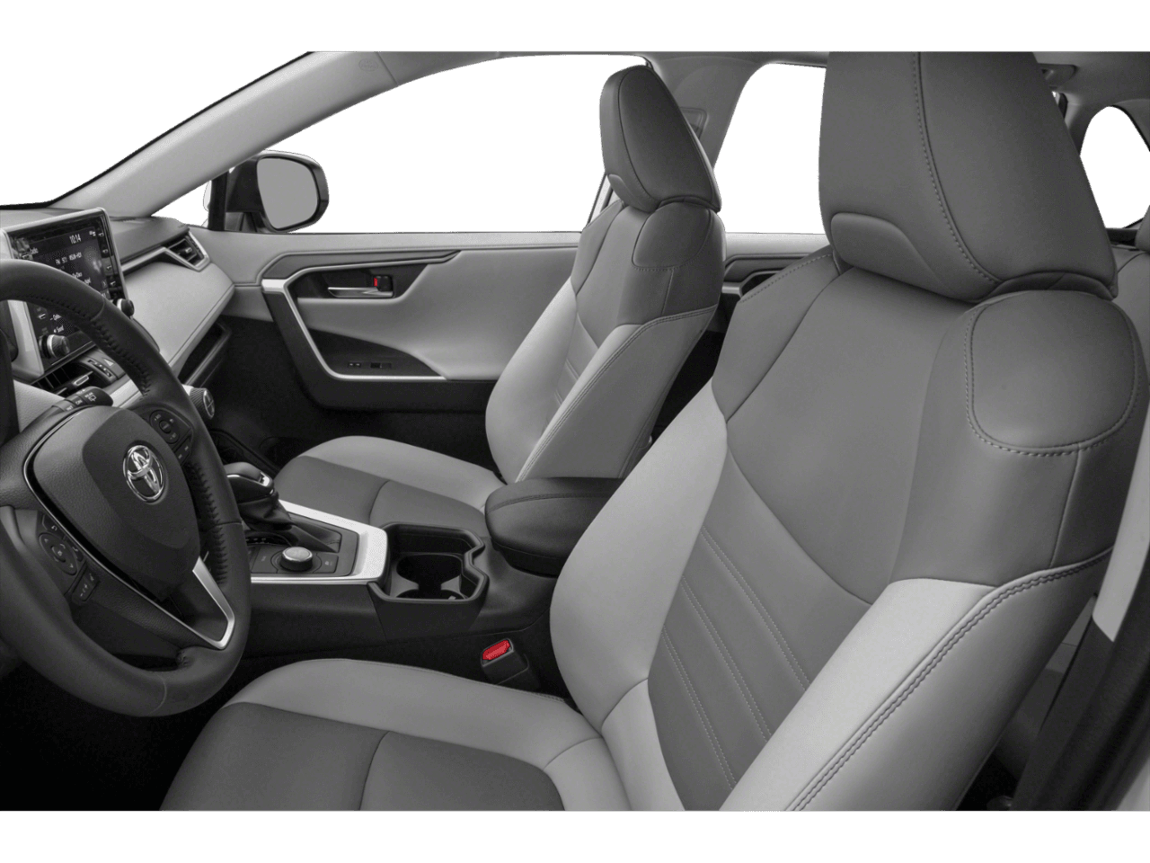 2021 Toyota RAV4 Hybrid Limited - Interior Driver's Side with Door Open, Front Seat Feature