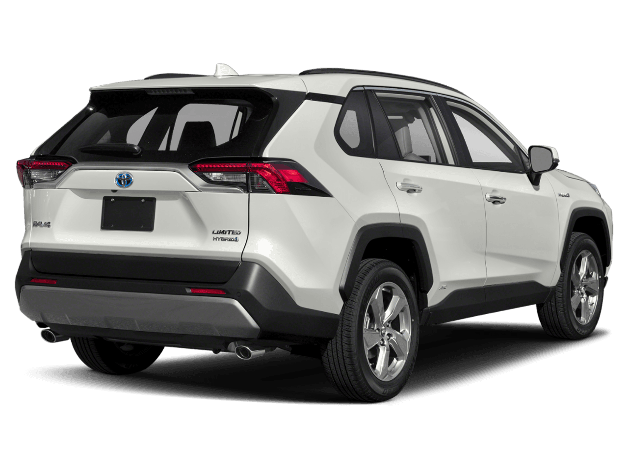 2021 Toyota RAV4 Hybrid Limited - Rear 3/4, facing to the right