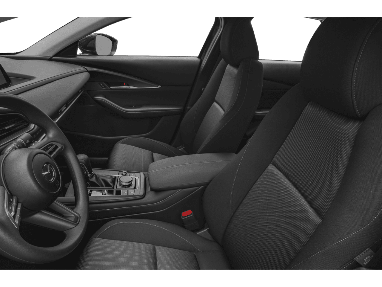 2021 Mazda CX-30 2.5 S - Interior Driver's Side with Door Open, Front Seat Feature