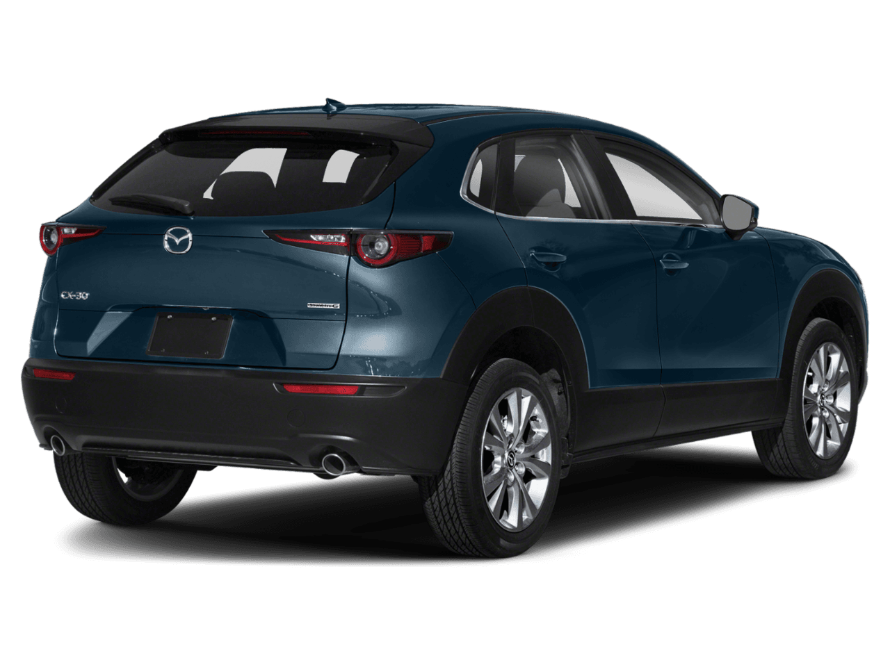 2021 Mazda CX-30 Preferred - Rear 3/4, facing to the right