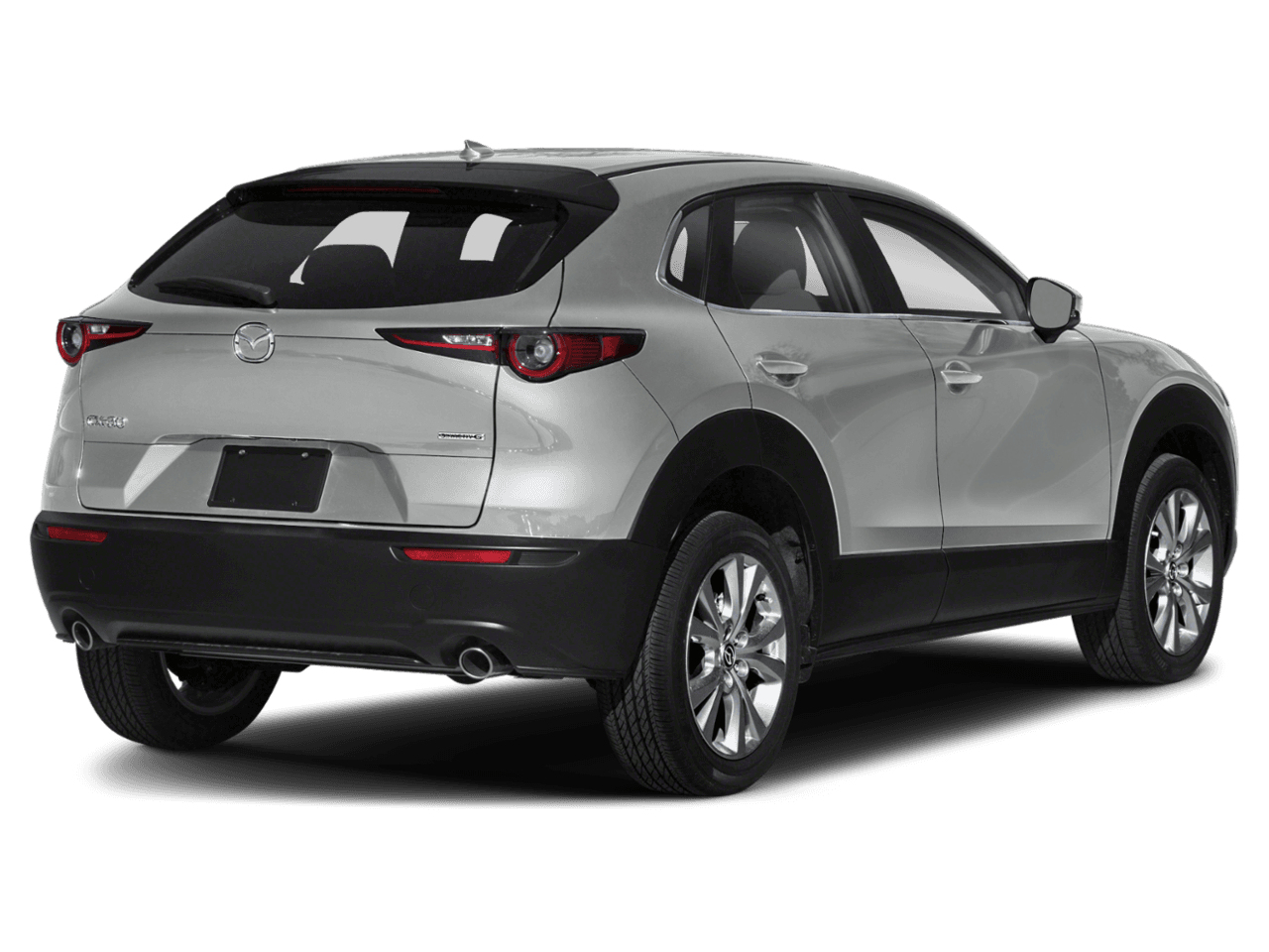2021 Mazda CX-30 Preferred - Rear 3/4, facing to the right