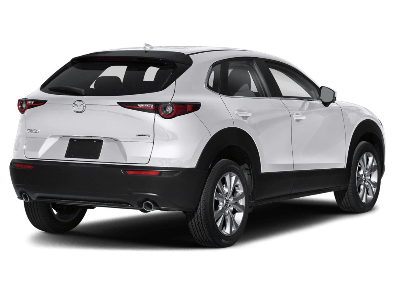 2021 Mazda CX-30 Preferred - Rear 3/4, facing to the right