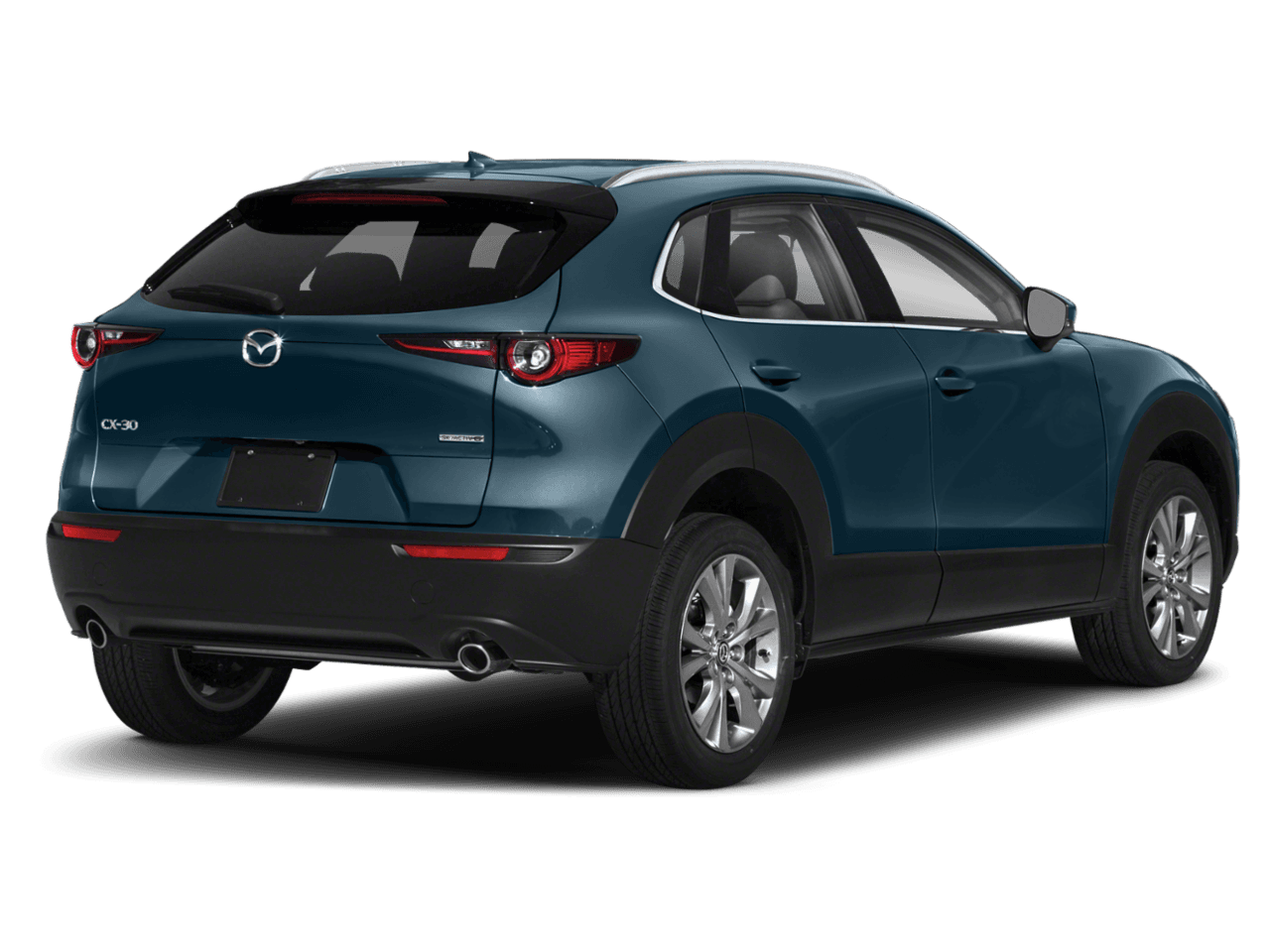 2021 Mazda CX-30 Premium - Rear 3/4, facing to the right