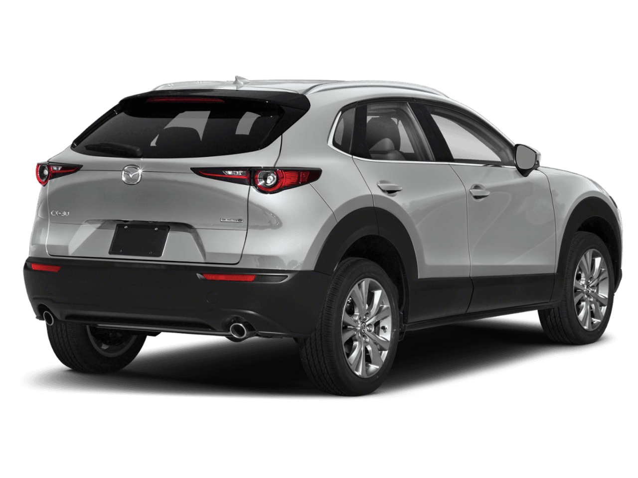 2021 Mazda CX-30 Premium - Rear 3/4, facing to the right