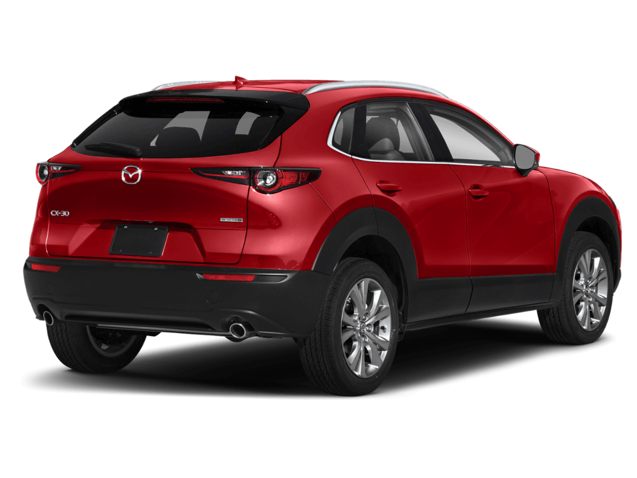 2021 Mazda CX-30 Premium - Rear 3/4, facing to the right