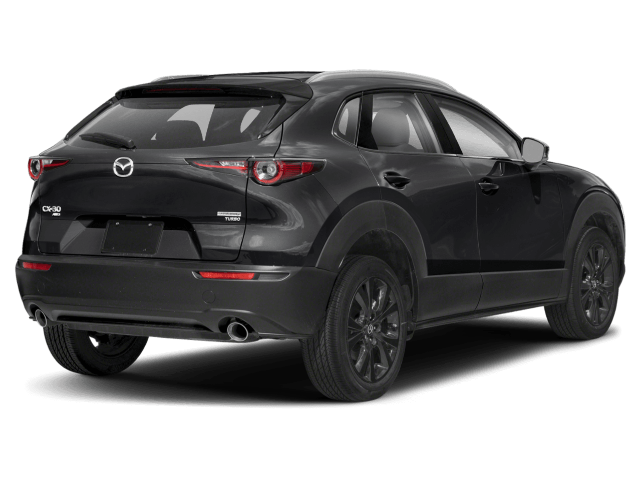 2021 Mazda CX-30 Turbo - Rear 3/4, facing to the right