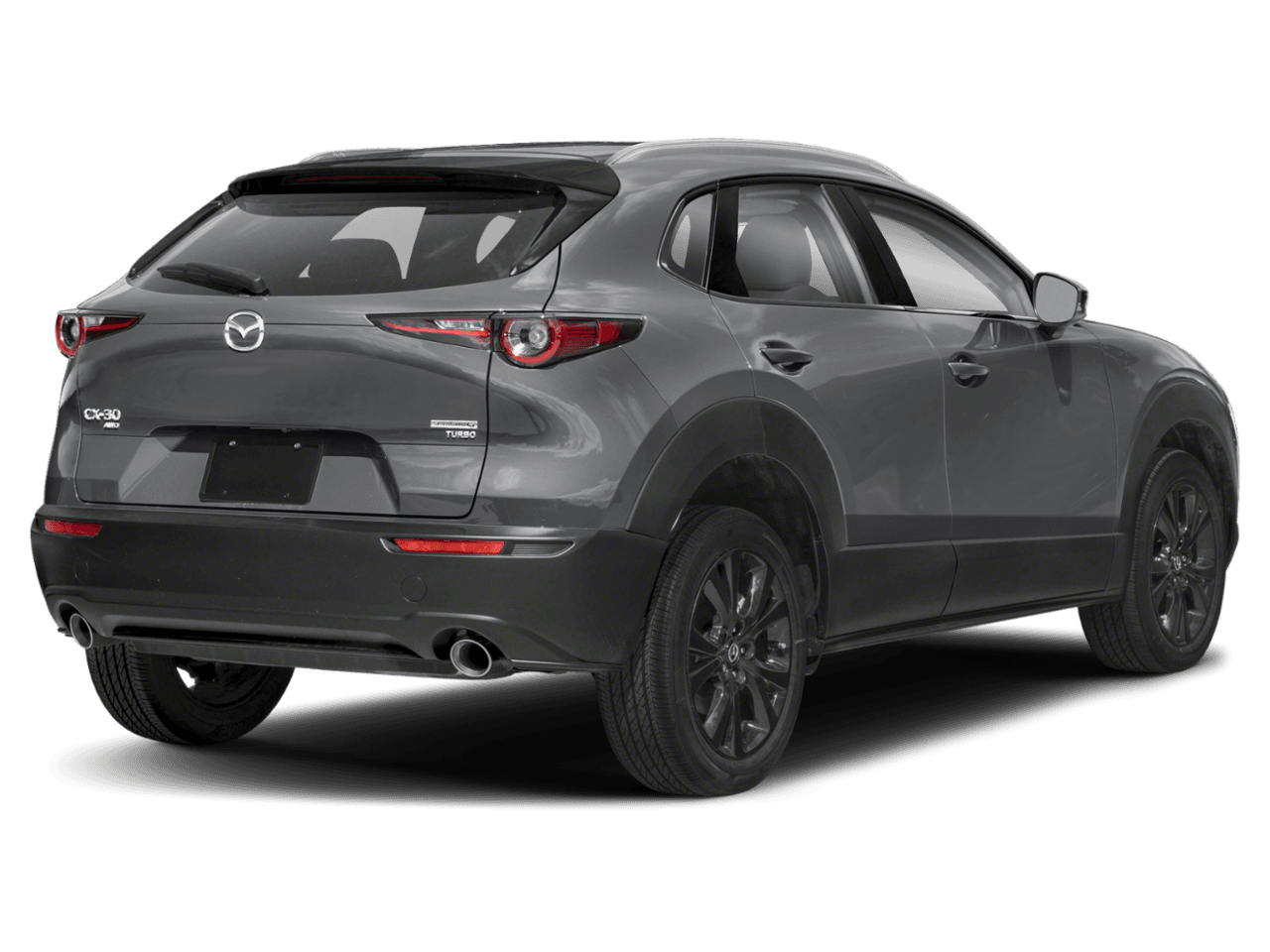 2021 Mazda CX-30 Turbo - Rear 3/4, facing to the right