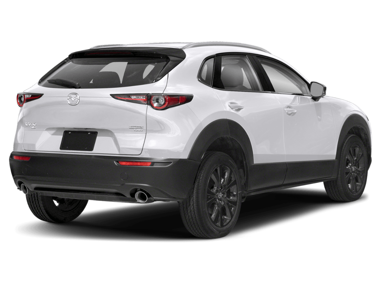 2021 Mazda CX-30 Turbo - Rear 3/4, facing to the right