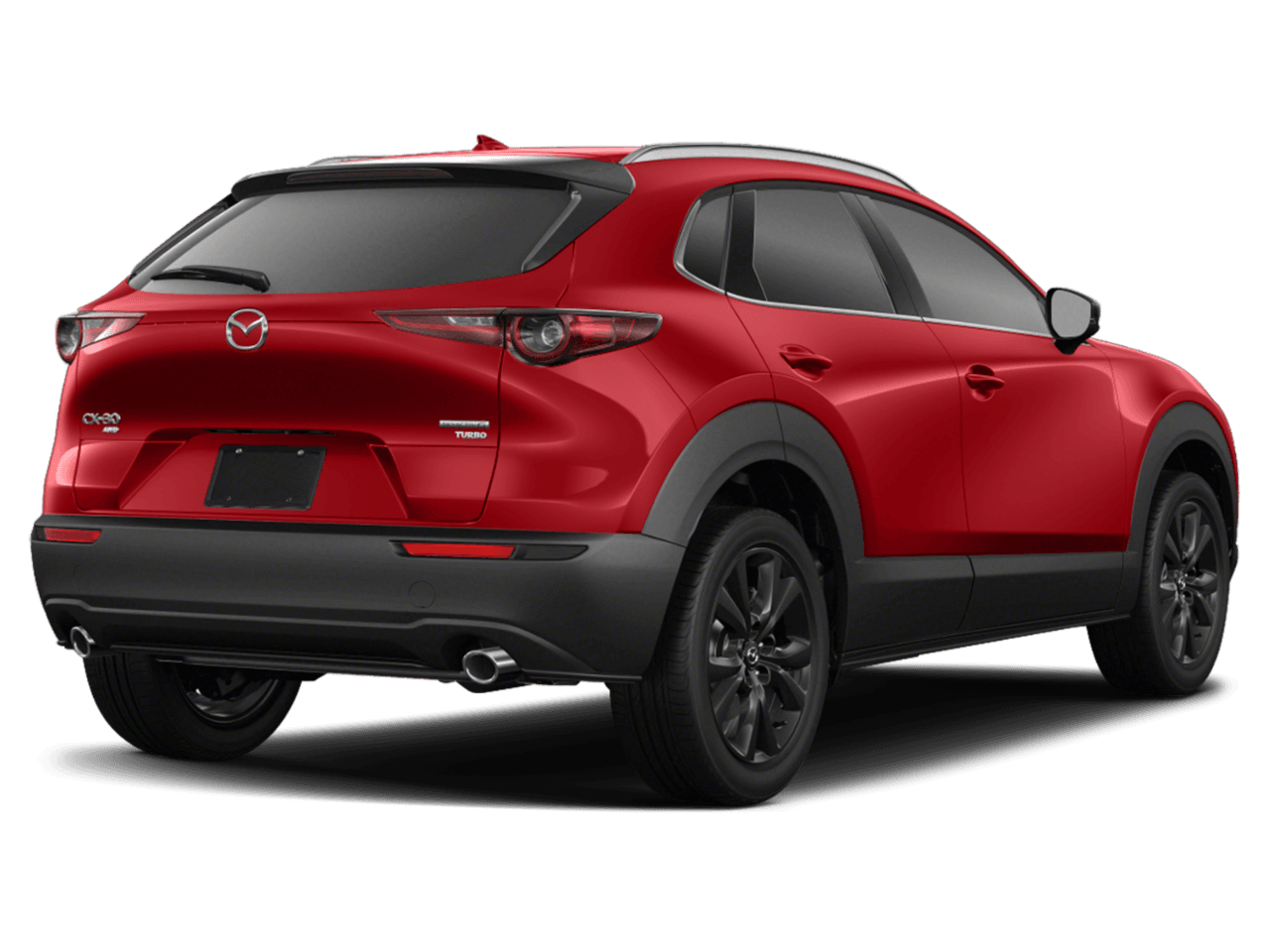 2021 Mazda CX-30 Turbo Premium Package - Rear 3/4, facing to the right