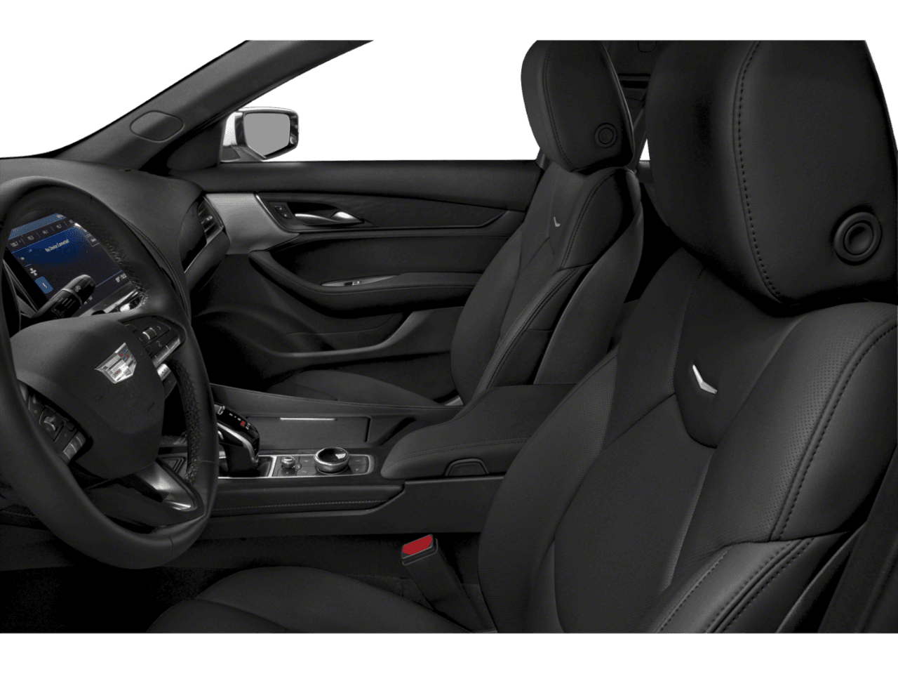 2021 Cadillac CT5 Luxury - Interior Driver's Side with Door Open, Front Seat Feature