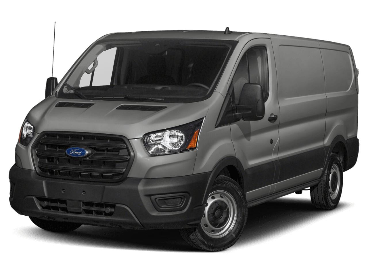 2021 Ford Transit Cargo Van T-150 130" Low Rf 8670 GVWR RWD - Front 3/4, facing to the left