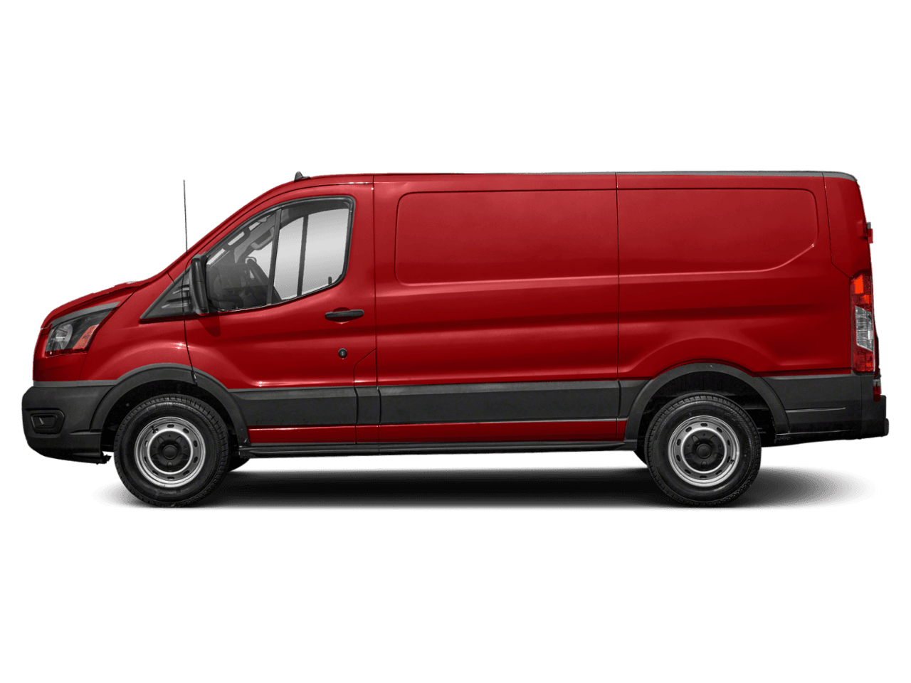 2021 Ford Transit Cargo Van T-150 148" Low Rf 8670 GVWR RWD - Profile, facing to the left