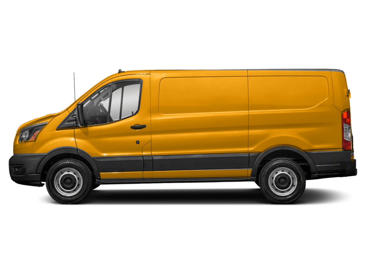 2021 Ford Transit Cargo Van T-150 148" Low Rf 8670 GVWR RWD - Profile, facing to the left