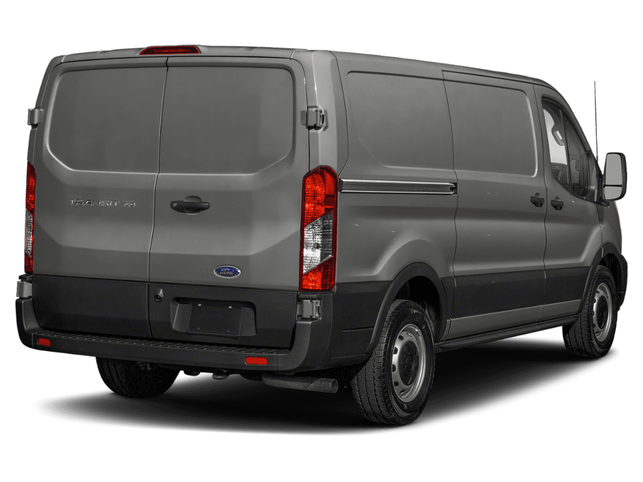 2021 Ford Transit Cargo Van T-150 148" Low Rf 8670 GVWR RWD - Rear 3/4, facing to the right