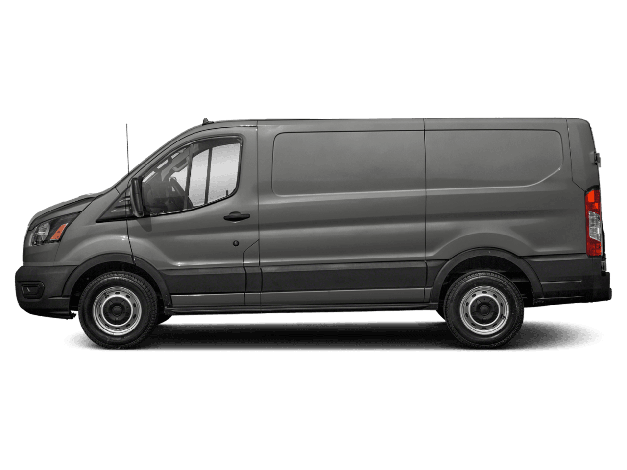 2021 Ford Transit Cargo Van T-150 130" Low Rf 8670 GVWR AWD - Profile, facing to the left