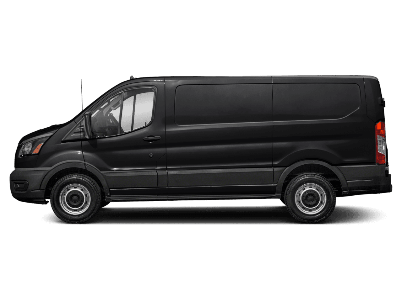 2021 Ford Transit Cargo Van T-150 148" Low Rf 8670 GVWR AWD - Profile, facing to the left