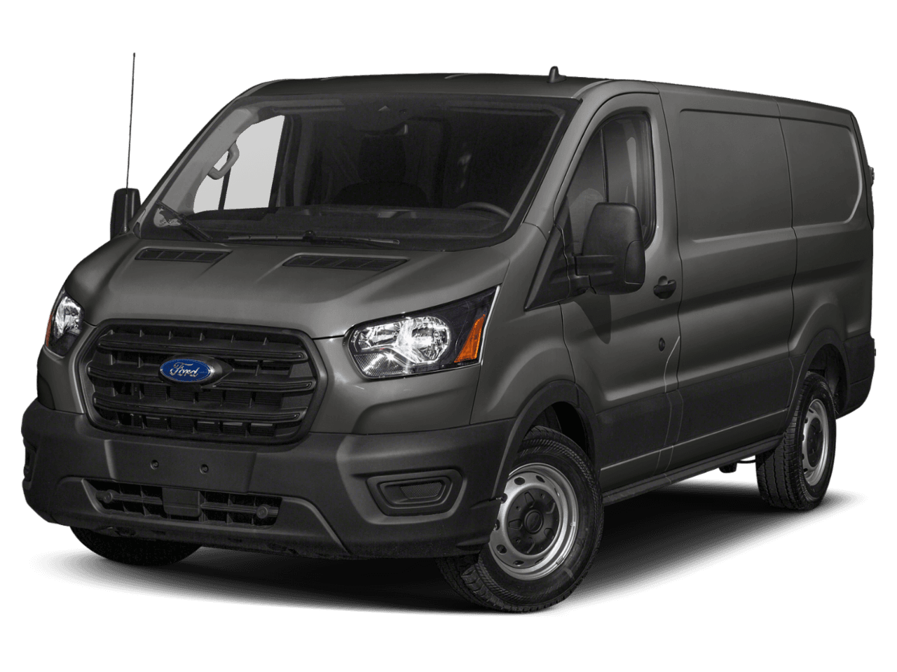 2021 Ford Transit Cargo Van T-250 148" Low Rf 9070 GVWR RWD - Front 3/4, facing to the left