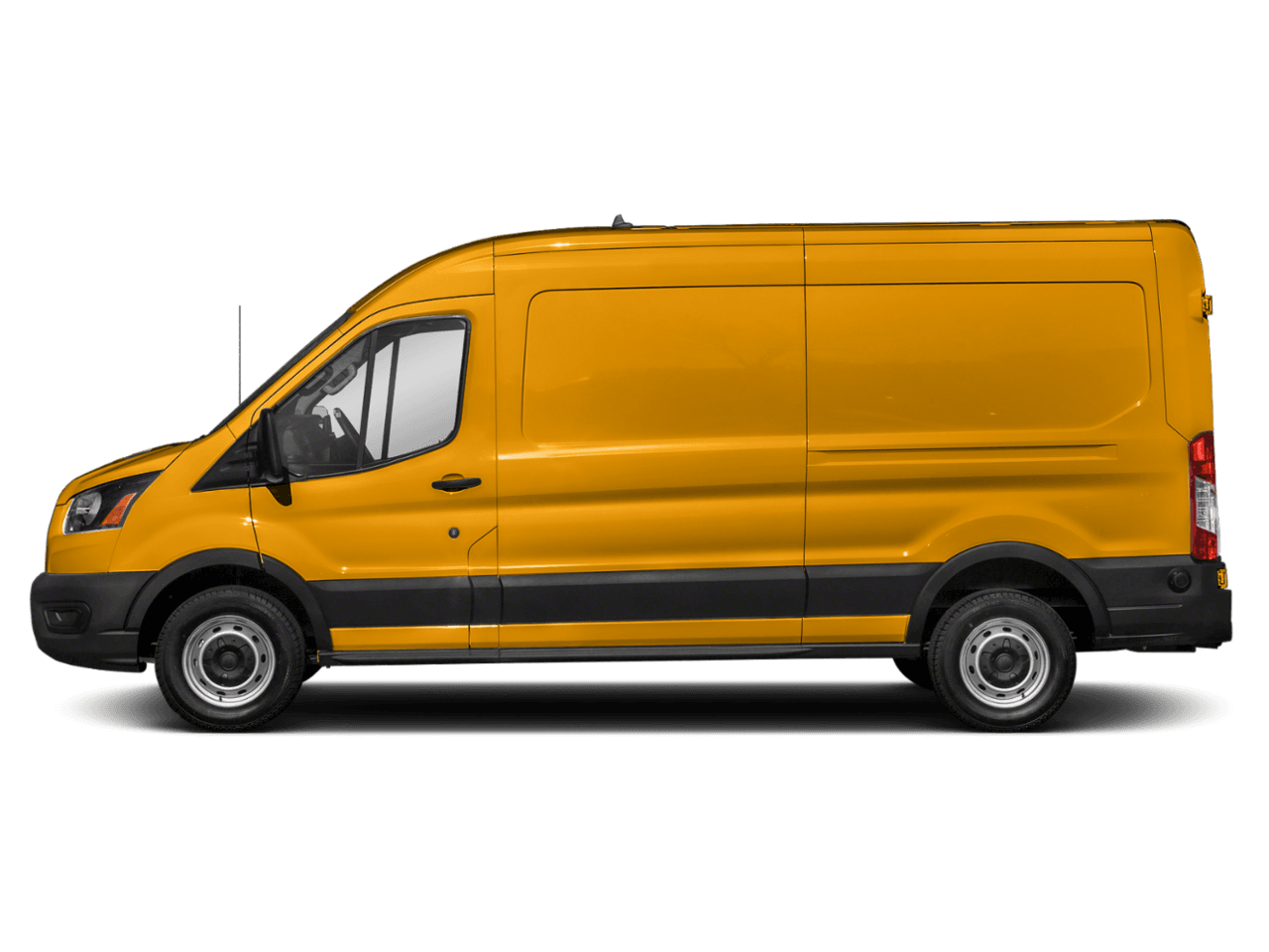 2021 Ford Transit Cargo Van T-250 148" Med Rf 9070 GVWR RWD - Profile, facing to the left