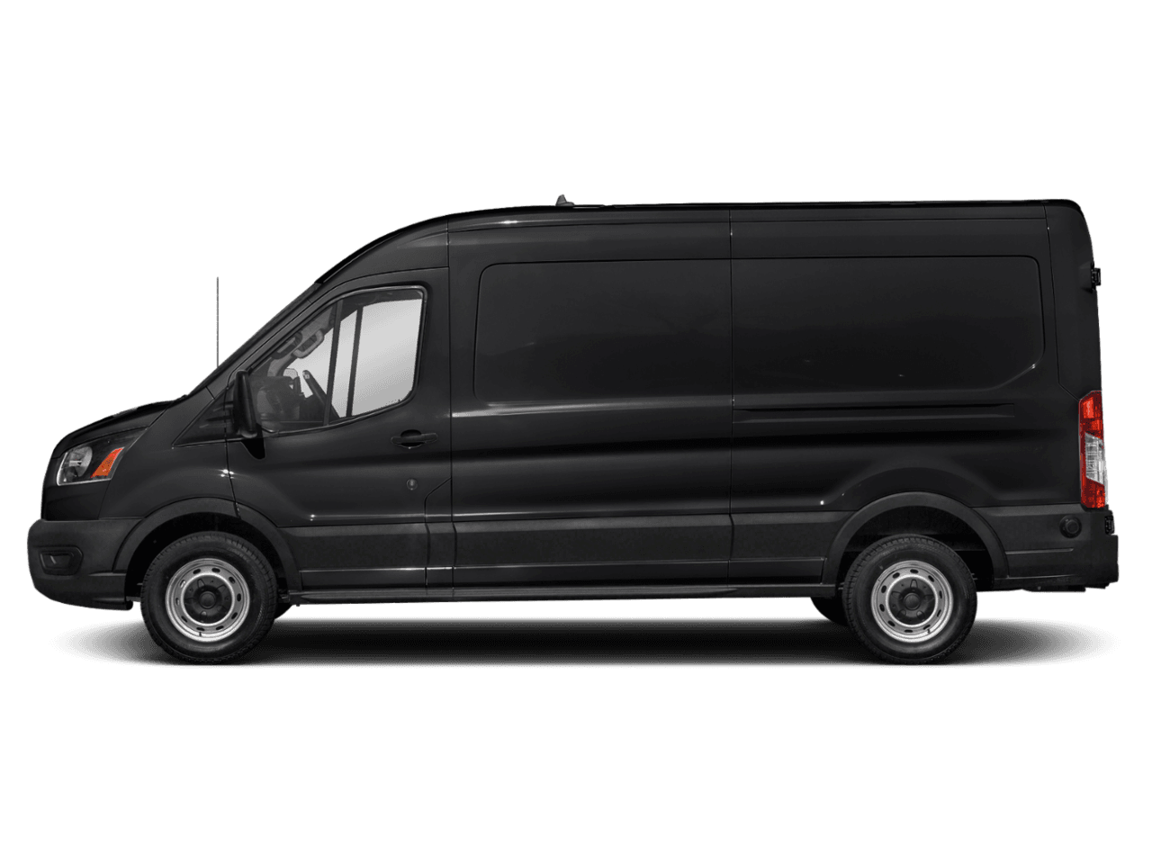 2021 Ford Transit Cargo Van T-250 148" EL Hi Rf 9070 GVWR RWD - Profile, facing to the left